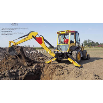 Backhoe loader with excellent digging capacity